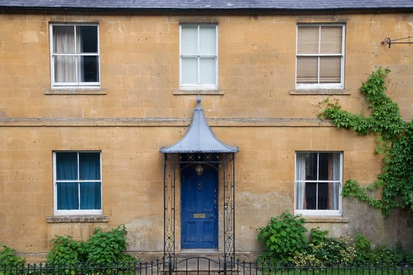 Cotswold house cephe, Gloucestershire, İngiltere — Stok fotoğraf