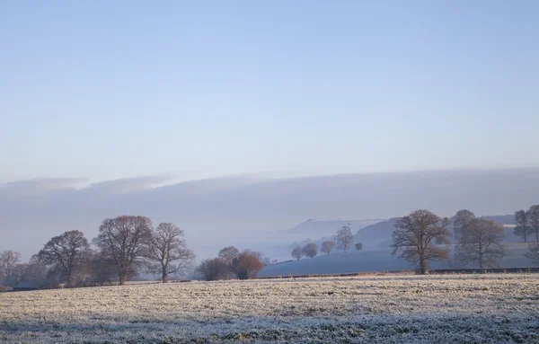 Cotswold paisagem no inverno — Fotografia de Stock