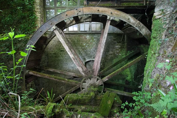 Ancienne roue à eau, Devon, Angleterre — Photo