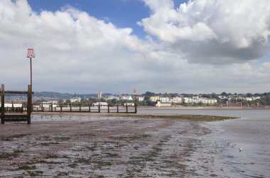 Exmouth, Devon, İngiltere'de doğru görünümü