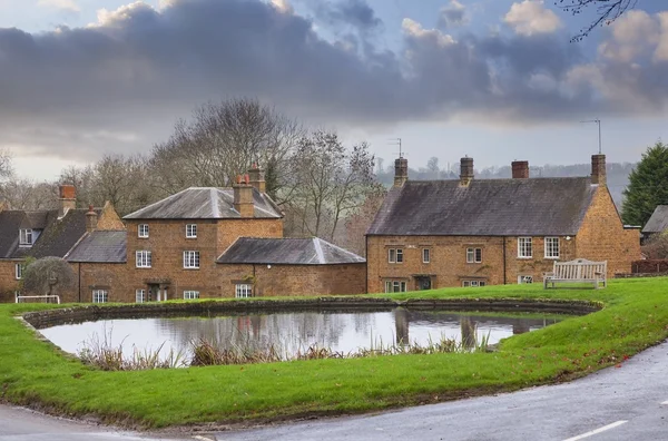 Warwickshire village, England — Stock Photo, Image