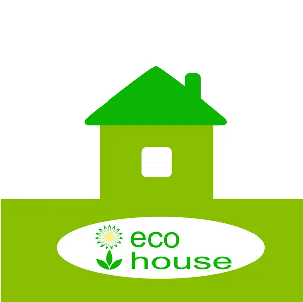 Eco house, vektör