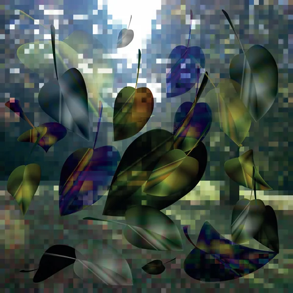 落ち葉のベクトル画像 — ストックベクタ