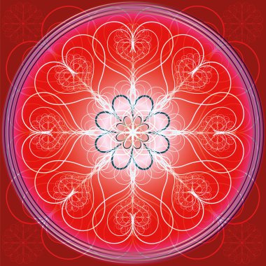 Sevgililer günü için dekoratif desen 