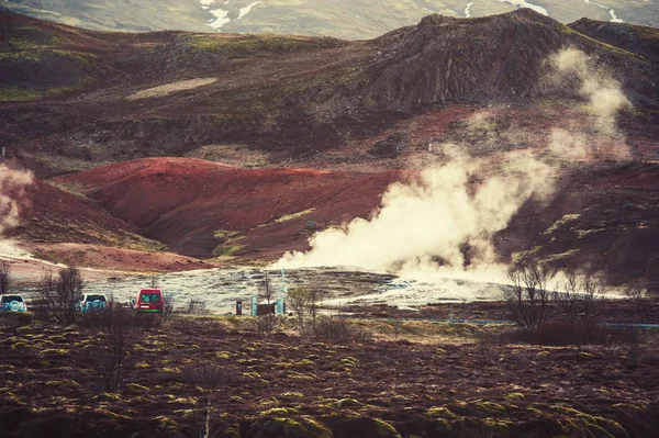Iceland geyser — Stock Photo, Image