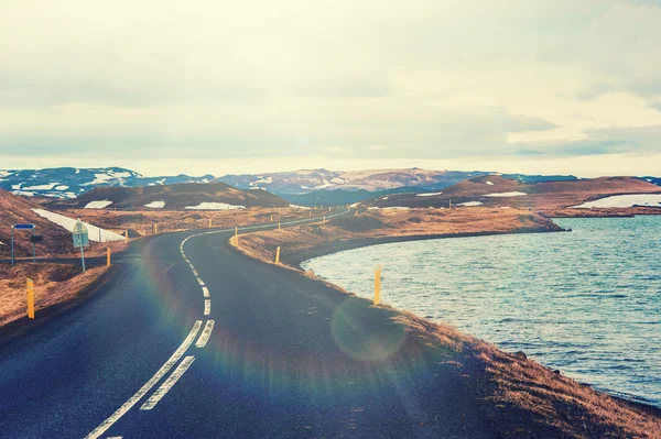 Iceland road — Stock Photo, Image