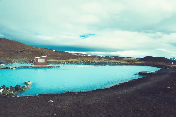 Blue Lagoon Spa Iceland Geothermal bath Iceland landscape — Stock Photo, Image