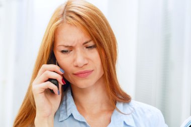 İş kadını zor iş stresi Office Office iş yeri ile