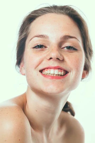 Woman studio beauty portrait — Stock Photo, Image