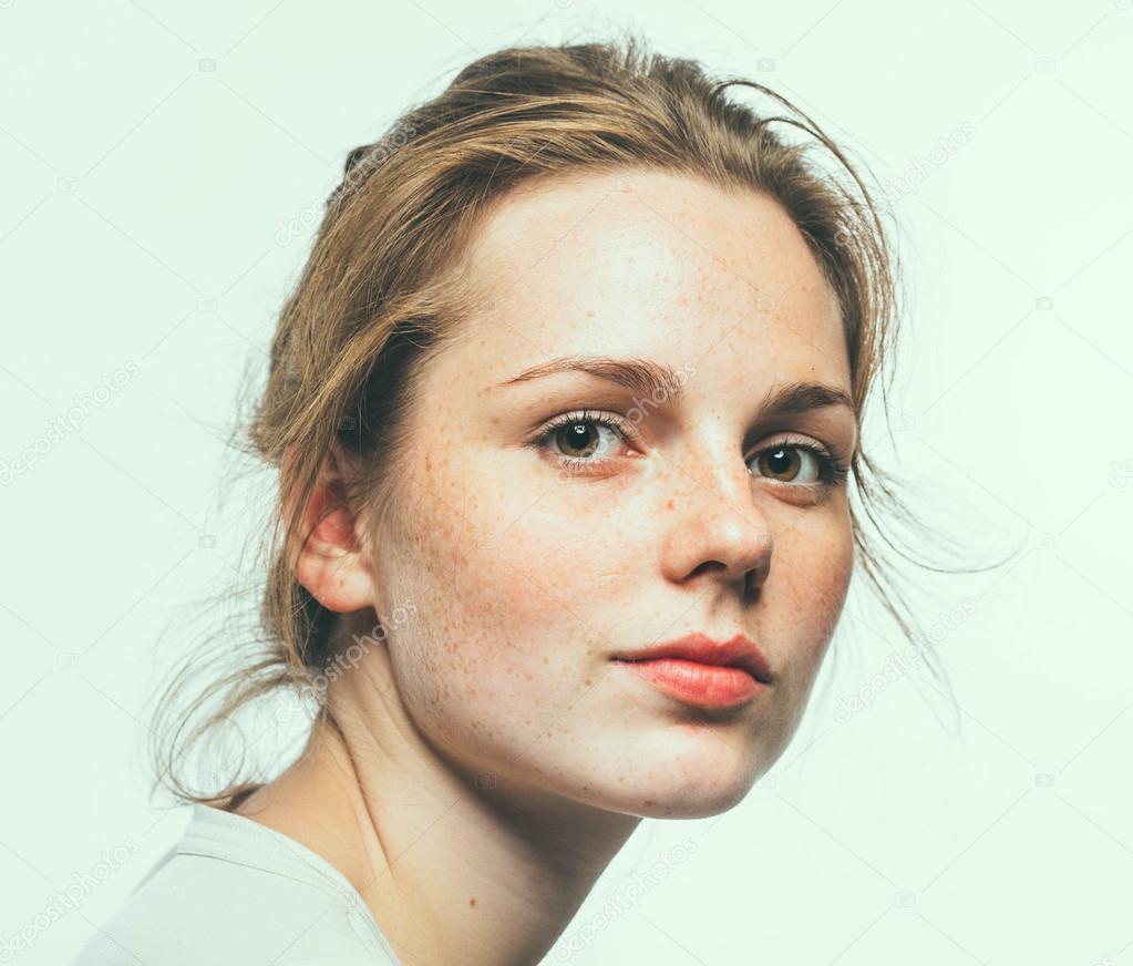 Woman studio beauty portrait