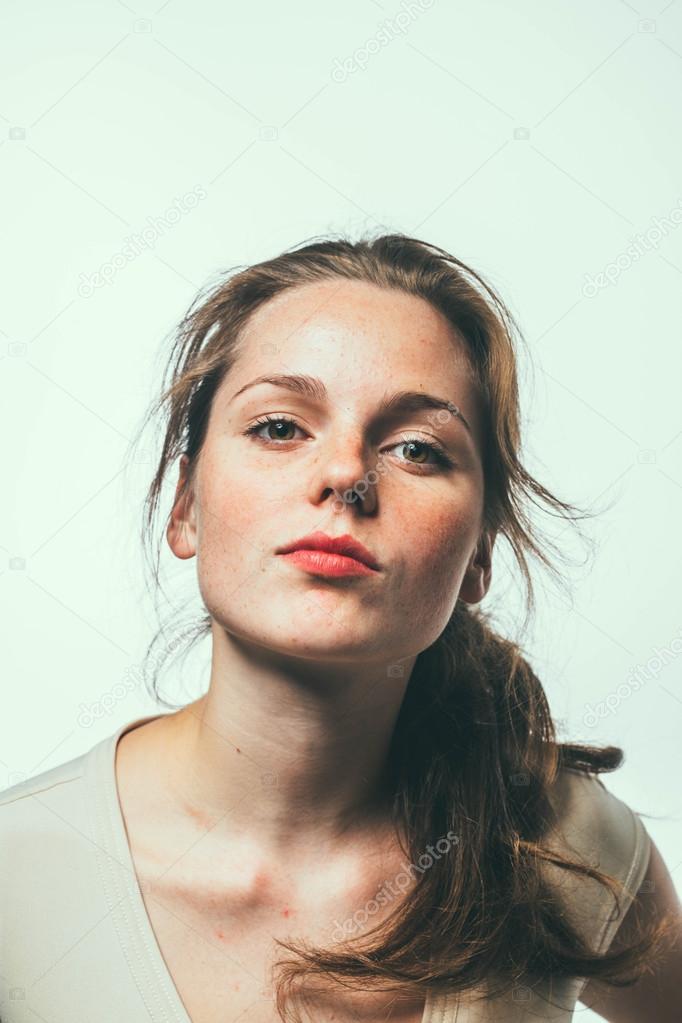 Woman studio beauty portrait