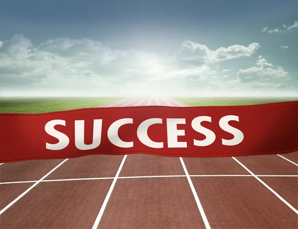 Finish line to success — Stock Photo, Image