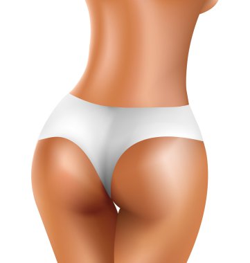 Sağlıklı kadınların mükemmel seksi kalça