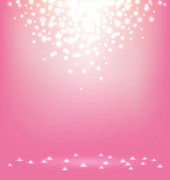 Abstract  Light on pink background — Stock Vector