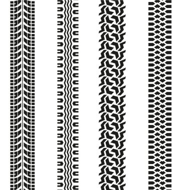 Lastik izleri vektör