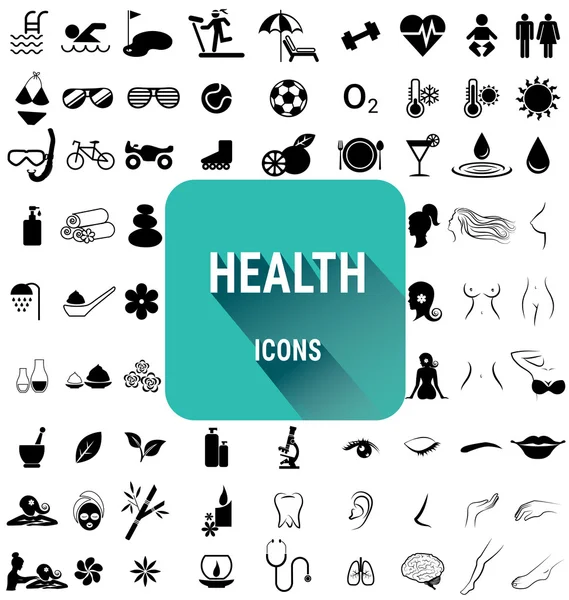 Conjunto de iconos de salud — Archivo Imágenes Vectoriales