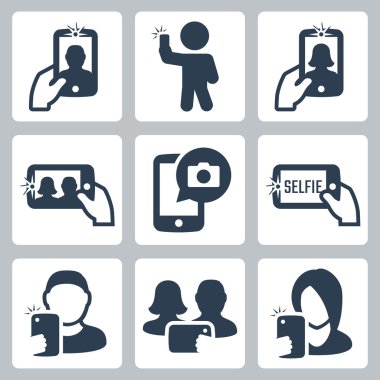 Selfie Icons set ile ilgili