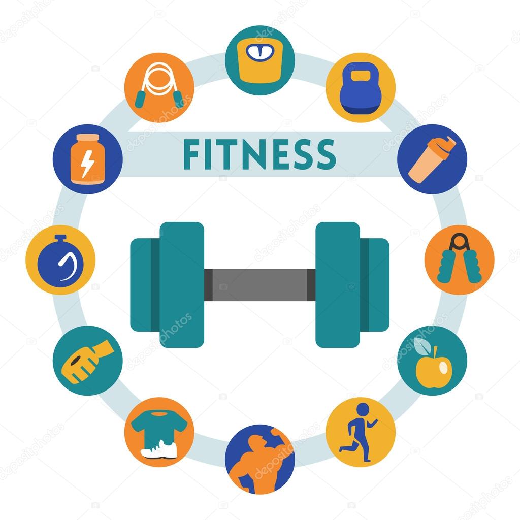 Fitness related infographic
