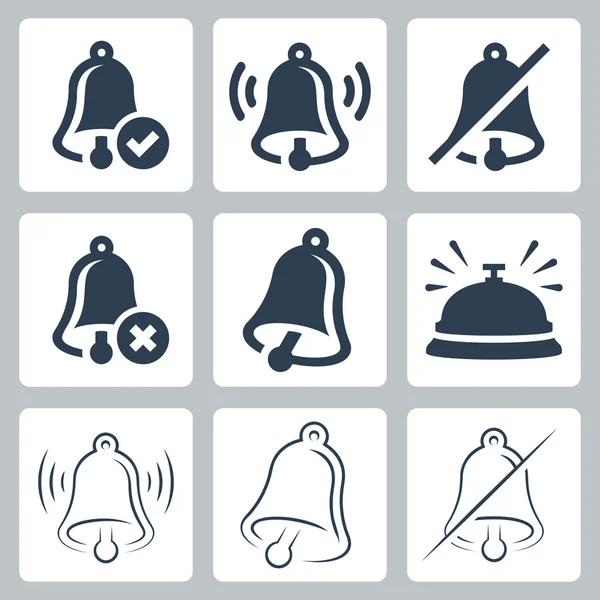 Klokken icons set — Stockvector