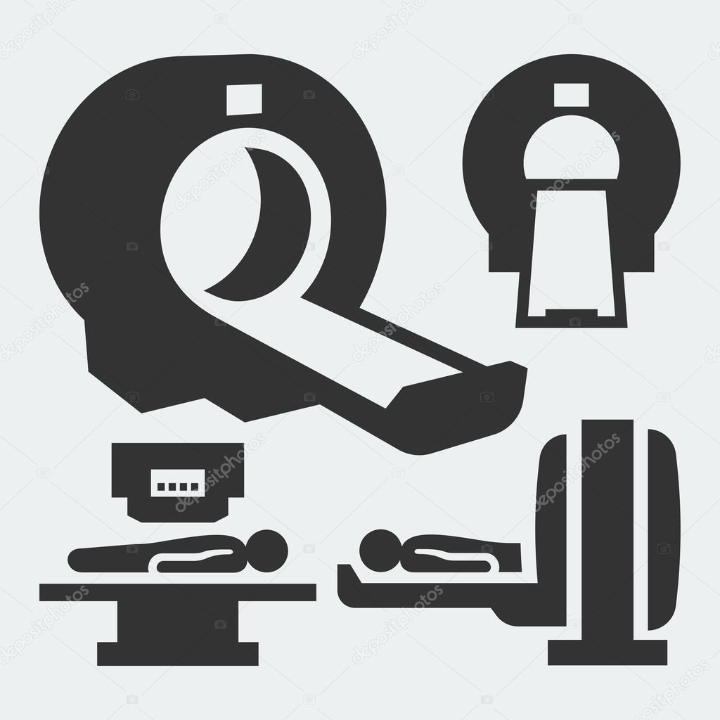 MRI diagnostic icons Stock Vector by ©greyj 67126907