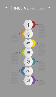 Zaman çizelgesi bilgi şablonu