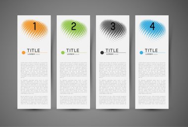 seçenek Infographic afiş