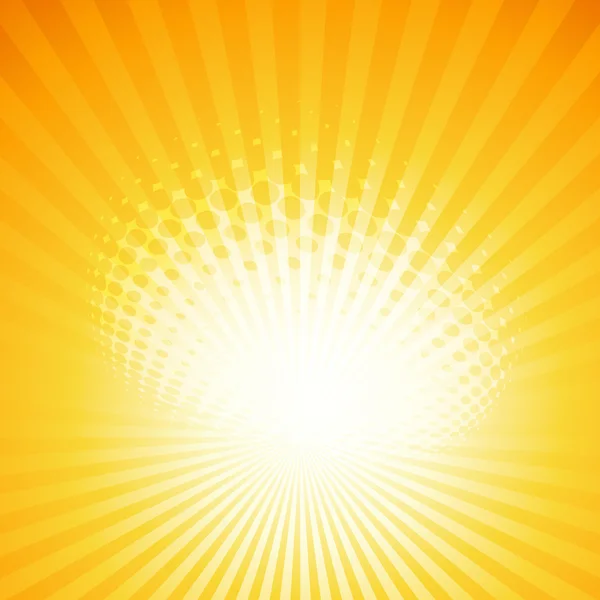 Sun-rays abstract background — Stock Vector