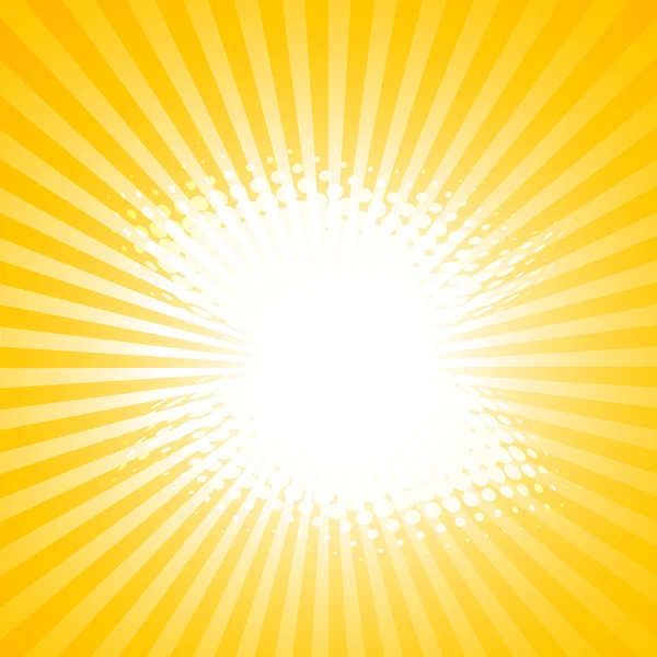 Sun-rays abstract background — Stock Vector