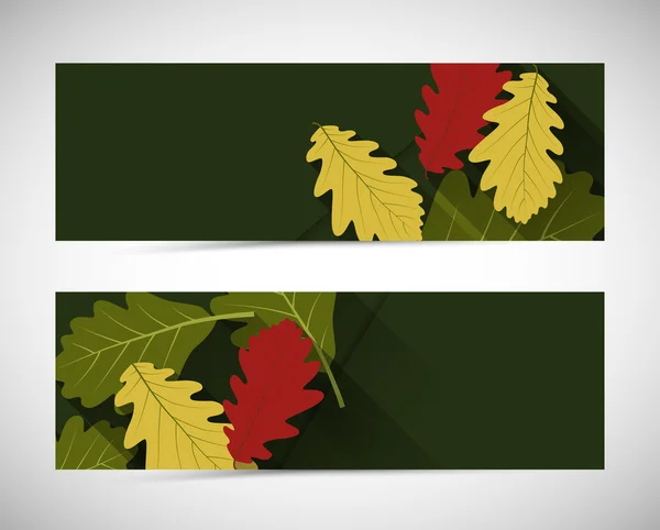 Autumn banners — Stock Vector