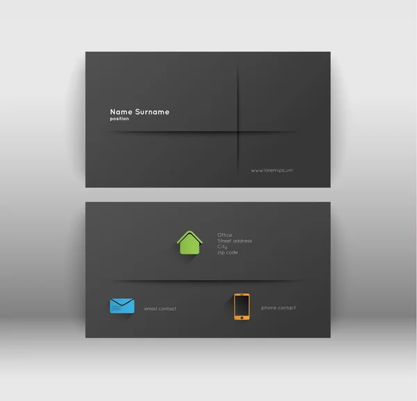 Tarjeta de visita — Archivo Imágenes Vectoriales