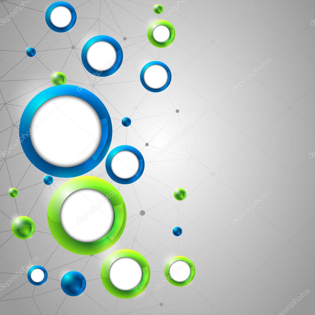 background with circles
