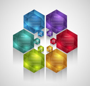 Infographic şablonu