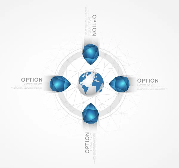 Modèle d'infographie — Image vectorielle