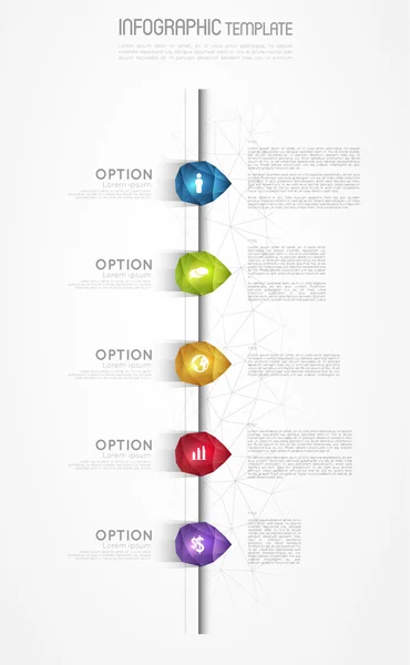 Modelo infográfico —  Vetores de Stock