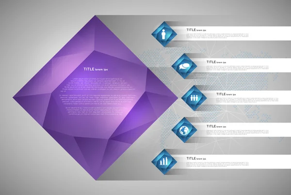 Plantilla infográfica — Archivo Imágenes Vectoriales