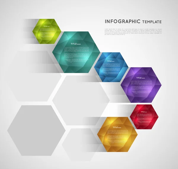 Infografik-Vorlage — Stockvektor