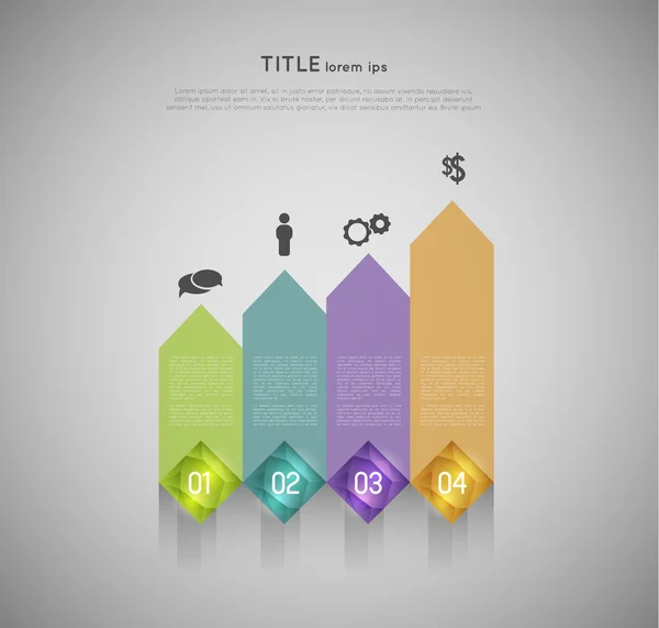 Plantilla infográfica — Archivo Imágenes Vectoriales