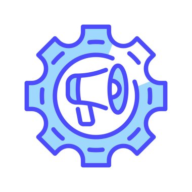 Pazarlama otomasyon çizgisi simgesi. Mobil konsept ve web tasarımı için doğrusal biçim işareti. Taslak vektör simgesi. Sembol, logo çizimi. Vektör grafiği