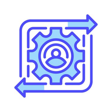 Müşteri Edinme Hattı simgesi. Mobil konsept ve web tasarımı için doğrusal biçim işareti. Taslak vektör simgesi. Sembol, logo çizimi. Vektör grafiği