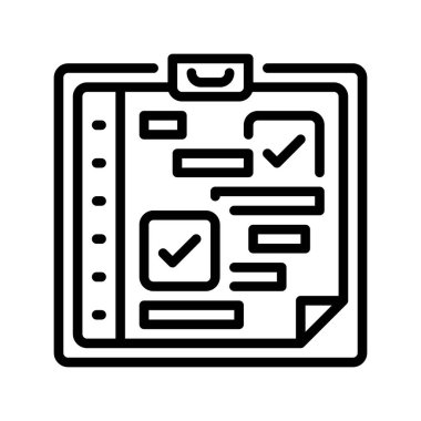 Proje Yönetim Hattı Simgesi, Görev Organizasyonu için Taslak Sembol, Takım Koordinasyonu, İş Stratejisi, İş Akımı Verimliliği ve Deadline Yönetimi. Vektör İmzalama Simgesi