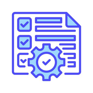 Standartlaştırma Çizgisi Simgesi, Kalite Kontrolü için Taslak Sembol, Endüstri Standartları, İş Sertifikası, Uyum Kılavuzu ve Düzenleme Süreci. Vektör İmzalama Simgesi.