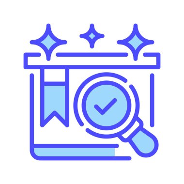 Ürün Denetim Hattı Simgesi, Kalite Kontrol Taslak Sembolü, Fabrika Kontrolü, Üretim Standartları, Ürün Güvenliği ve Uyum Doğrulama. Vektör İmzalama Simgesi.