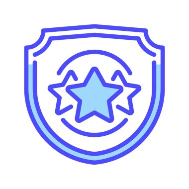 Kalite Rozet Çizgisi Simgesi, Tasdikleme Onaylama Sembolü, İşletme Mükemmelliği, Endüstri Standartları, Ödül Tanıma ve Ürün Güvencesi. Vektör İmzalama Simgesi.