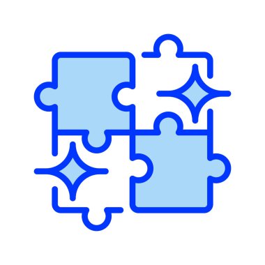 Sorun çözme çizgisi simgesi. Mobil konsept ve web tasarımı için doğrusal biçim işareti. Taslak vektör simgesi. Sembol, logo çizimi. Vektör grafiği