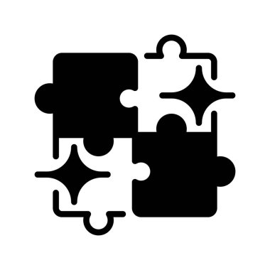 Sorun çözme çizgisi simgesi. Mobil konsept ve web tasarımı için doğrusal biçim işareti. Taslak vektör simgesi. Sembol, logo çizimi. Vektör grafiği