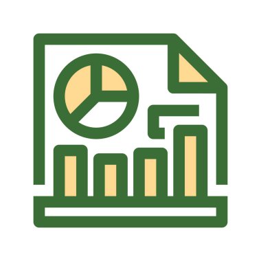 Veri Raporu Belge Çizgisi Simgesi, İş Analizleri için Taslak Sembol, Metrik Özet, Performans Raporlama, Bilgi Gözden Geçirme ve Yapılandırılmış Çıktı. Vektör İmzalama Simgesi.