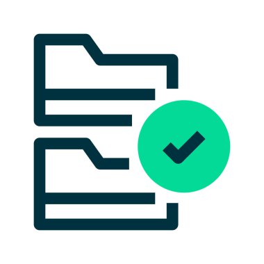 Dosya Yönetimi Satır Simgesi, Belge İşleme Ana Simgesi, Veri Örgütü, Dizin Denetimi, Kayıt Yapılandırma ve İçerik Düzenlemesi. Vektör İmzalama Simgesi.