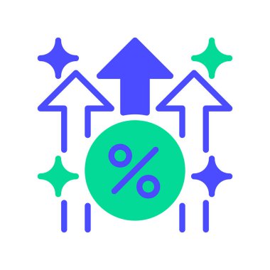 Vergi Artırma Hattı Simgesi, Oran Ayarlaması için Taslak Sembol, Ekonomik Yük, Politika Değişikliği, Mali Yükümlülük ve Mali Genişleme. Vektör İmzalama Simgesi.