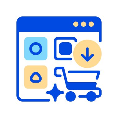 Ürün Listeleme Satır Simgesi, Öge Organizasyonu için Taslak Sembol, Katalog Gösterimi, Etrade Navigation, Perakende Tarayıcı ve Çevrimiçi Ticaret. Vektör İmzalama Simgesi.