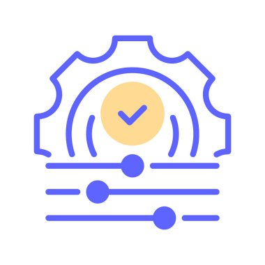 Sistem Yapılandırma Satırı Simgesi, Ayarlar Ayarlama, Kontrol Paneli, Parametre Ayarları, Tercih Seçenekleri ve Özelleştirme Araçları için Taslak Sembol. Vektör İmzalama Simgesi.